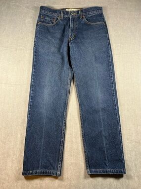 Levi's 505 Men's Straight Jeans in Dark Blue Denim W32 L30
